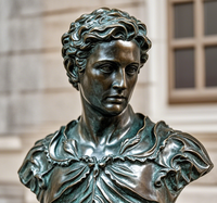 Sculpture de statue de tête de buste de femme de Grèce antique en Bronze grandeur nature personnalisée