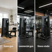 Appareil de fitness multifonctionnel professionnel en acier robuste pour exercices abdominaux/dos, avec extension complète du corps et capacité de charge lourde
