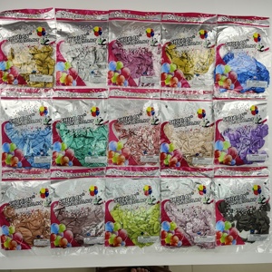 بيع بالجملة عالية الجودة حزب لؤلؤ غير لامع ريترو اللون البالون القابلة للتحلل اللاتكس سميكة 12 بوصة الديكور صبغ البالون - Product Image 1