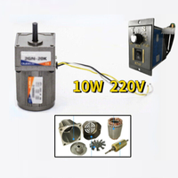 Controlador de Velocidad Variable PLC Nuevo de 10w AC, Adaptador para Motor y Caja de Engranajes, Venta al Por Mayor