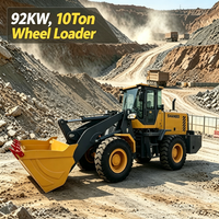 Chargeuse sur pneus articulée durable LW30 de 10 tonnes et 92 kW, engin de construction pour le traitement des déchets, les centrales de malaxage et les opérations en quai