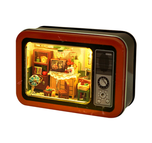 Boîte en fer blanc faite à <span class=keywords><strong>la</strong></span> main souvenirs <span class=keywords><strong>d</strong></span>'<span class=keywords><strong>enfance</strong></span> modèle bricolage <span class=keywords><strong>maison</strong></span> de poupée jouets créatifs pour enfants cadeaux <span class=keywords><strong>d</strong></span>'anniversaire - Product Image 5