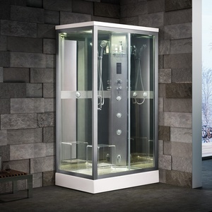 Sauna à vapeur de luxe combiné bain intérieur <span class=keywords><strong>douche</strong></span> bain à remous <span class=keywords><strong>cabine</strong></span> de <span class=keywords><strong>douche</strong></span> pluie <span class=keywords><strong>baignoire</strong></span> de massage - Product Image 6