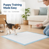 Almohadillas de Entrenamiento para Perros Azules, Súper Absorbentes con Núcleo SAP, Secado Rápido, Base de PE Antifugas, Desechables, Venta al por Mayor OEM