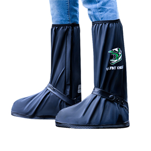 Produttore all'ingrosso scarpe da pioggia personalizzate antiscivolo in PVC per esterni regolabili in gomma per uomo per camminare - Product Image 6