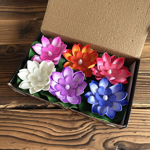 Chất lượng cao nhỏ Led sen muốn đèn lồng nổi Cảm biến nước sen đèn lồng - Product Image 5