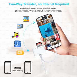 5-in-1 xPin để USB Adapter SD Card <span class=keywords><strong>Viewer</strong></span> với SD/TF thẻ USB 3.0 Adapter Bộ nhớ đầu đọc thẻ cho điện thoại Pad MacBook - Product Image 4