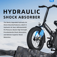 Vélo électrique EU US UK Aairsk F1 Pro pour adultes, moteur sans balais 748W, batterie amovible 48V 15Ah, pneus larges 20 pouces, pliable, aluminium F1Pro