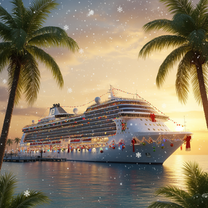 T-shirt à manches longues pour la croisière de Noël en famille 2025, tenue de famille assortie pour les fêtes - Product Image 3