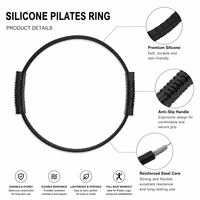 Tapis de yoga, ensemble d'haltères, accessoires de Pilates, bracelets de cheville et de poignet personnalisés, barre d'haltères, barre de musculation, anneau de résistance, kit de Pilates portable