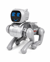 Jimei X1 KI-Roboterhund Sprachsteuerung Fernbedienung Emotionaler Begleiter Geschichtenerzähler Lernspielzeug Mehrsprachig für Kinder 4-6 Jahre