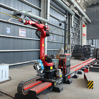 Machine de soudage robotisée industrielle ZMDE, bras de robot de soudage MIG automatique pour poutre en H, tout neuf
