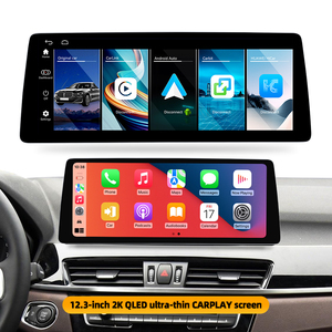 Schermo Touch Capacitivo Ultra-sottile QLED 2K da 12,3 Pollici per Sistema Linux con CarPlay Wireless Integrato e Android <span class=keywords><strong>Auto</strong></span> per <span class=keywords><strong>BMW</strong></span> <span class=keywords><strong>X1</strong></span> - Product Image 1