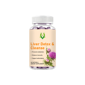 ODM OEM <b>Liver</b> Detox Cleanse Softgels with Choline Promotes Natural Detoxification Zinc <b>Liver</b> Detox Cleanse Softgels - Product Image 1