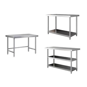 Mesa de Trabajo de Acero Inoxidable Comercial de Alta Calidad, Material de Acero Inoxidable 304, Varios Tamaños, para Restaurantes - Product Image 6