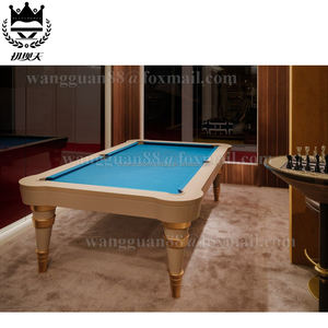 โต๊ะพูลไม้แท้คุณภาพสูง ราคาโรงงาน สำหรับคลับบิลเลียด - Product Image 6