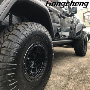 جنوط عجلات مقعرة عميقة مزورة بقفل Beadlock للدفع الرباعي 4x4 مقاس 17x9 6x139.7 للطرق الوعرة لسيارات Ram 1500 Dodge Jeep-Wrangler - Product Image 5