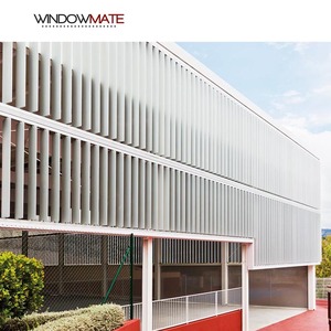 Bột tráng louver thông gió không khí đùn Louvre lưỡi tùy chỉnh cố định nhôm màn trập - Product Image 2