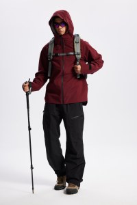 Vestes de ski personnalisées imperméables ODM, manteaux trench, hardshells, vestes de ski pour hommes pour les tempêtes d'hiver - Product Image 3
