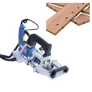 Machine à chevrons et à percer le bois 220V à double broche, avec perçage latéral pour dégauchisseuse manuelle et mécanique - Product Image 2