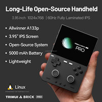 Consola de Videojuegos Portátil R Trimui Brick Pro Retro con Sistema Linux, Wi-Fi y Pantalla de 3.95 Pulgadas