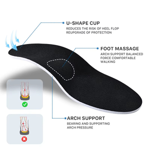 Plantillas Ortopédicas de Arco Alto para Fascitis Plantar, Soporte para Pie Plano, Alivio, Plantillas para Zapatos - Product Image 5