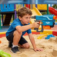 Juego de disparos educativo multicolor personalizado al por mayor, bláster de gel, Blasters de dardos de espuma, pistola de juguete, bala suave, seguro, juego de batalla, divertido chico