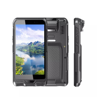 Colector de datos de computadora móvil portátil con sistema Windows de 6 pulgadas Tablet PC con escaneo de código de barras 2D PDA resistente con gatillo