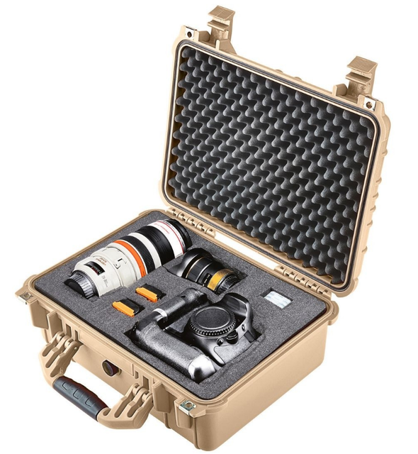 Outdoor Portable Hard Carrying Storage case Waterproof Shockproof Toolcase Camera case with Foam Insert