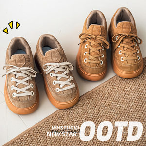 Chaussons d'hiver personnalisés 2026 pour hommes et femmes avec logo, chaussures plates <span class=keywords><strong>femme</strong></span>, pantoufles marron, pantoufles pour l'hiver - Product Image 4