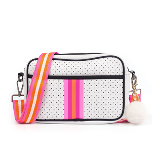 새로운 패션 방수 네오프렌 여성용 싱글 숄더백 메신저 슬링백 여성 크로스바디백 - Product Image 1