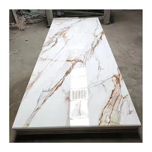 High Quality UV Board Marble PVC Sheet UV Board Profile For Interior Decoration