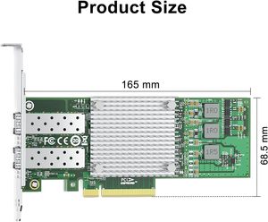 Hot Sale 10Gb Dual SFP+ NIC PCI-E Network Card With BCM57810S X 8 PCI <b>LAN</b> <b>Adapter</b> Broadcom BCM57810 10GB Network Card - Product Image 3