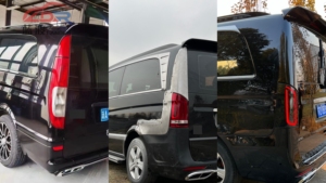 Kit carrosserie pour Benz Classe V <span class=keywords><strong>Vito</strong></span> 2006-2015 W639, transformation en modèle GLS <span class=keywords><strong>Maybach</strong></span> avec phares à LED, pare-chocs avant, calandre, capot, garde-boue - Product Image 6
