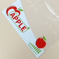 Bolsas Planas de LDPE Personalizadas para Frutas con Orificios de Ventilación, Transpirables, de Grado Alimenticio, con Opción de Logotipo de Marca Impreso para Uso en el Mercado