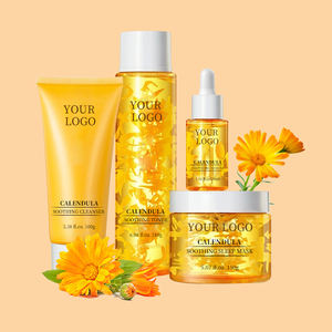 Calendula Kein Logo Organic White ning Gesichts behandlung Anti-Akne Anti-Aging-Haut Oem Benutzer definierte Private Label Hautpflege-Set für Frauen - Product Image 1