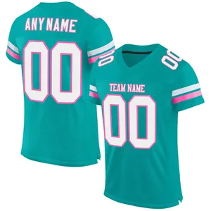 Uniforme de fútbol Americano Italiano ligero personalizado sublimación completa clásico 5xl <span class=keywords><strong>camiseta</strong></span> de fútbol - Product Image 6