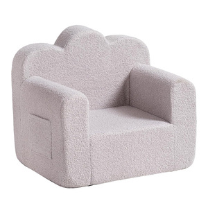 Children's <b>Sofa</b> High-Density Sponge Cushion Reading Chair Single Seat For <b>Kids</b> Age 3 And Above Fabric Material - Product Image 5