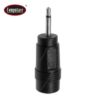 Adaptateur Cylindrique Clomputace ZSA5030 Vente Directe Usine 2A 12V DC, Prise Mono 5.5x2.1mm vers 2.5mm, Laiton Nickelé