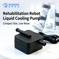 Pompa Pendingin Air OCOCOO OC 20A 3.2L MIN 2M Head Sirkulasi Cairan Pendingin 45MM Persegi Miniatur 3 Pin FG Sinyal Rak Server