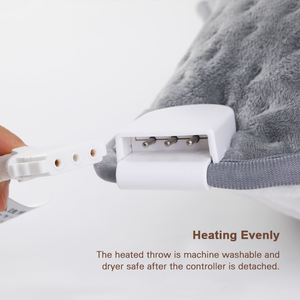 La chaleur de fibre de carbone d'oreiller électrique de flanelle orthopédique soulage l'oreiller de tension d'épaule - Product Image 6