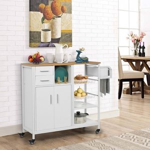 High-end, minimalist cross-border handcart, multi-functional mobile <b>cart</b> for home use, large capacity <b>storage</b> rack. - Product Image 3