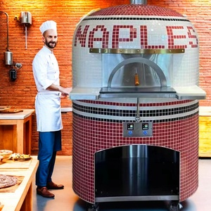 Herramientas comerciales de arcilla refractaria, molde de hormigón eléctrico antiguo de Gas, cúpula, horno de Pizza, tipo para restaurante, gran Hotel a base de piedra - Product Image 4
