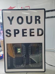 ป้ายเรดาร์ควบคุม<span class=keywords><strong>ความ</strong></span>เร็วจราจร 24 ตัว พร้อมเสียงเตือนและสารสะท้อนแสงเกรด V ป้าย<span class=keywords><strong>ความ</strong></span>ปลอดภัยบนถนนทำจากเหล็ก - Product Image 6