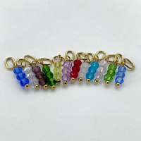EManco Charm Gold Tone Rainbow Facet Crystal Drop Dangle Ketting Armband Sieraden Maken Verjaardag Valentijn Versiering