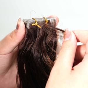 Extensiones de Cabello con Cinta Adhesiva Invisible, Grado 12A, Venta al por Mayor, Cabello Humano Ruso 100% Natural Sin Procesar, Doble Trama - Product Image 6