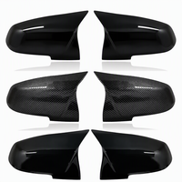 2 Pièces Coques de Rétroviseurs Latéraux Noires pour BMW Série 1 2 3 4 X M 220i 328i 420i F20 F21 F22 F23 F30 F32 F33 F36 X1