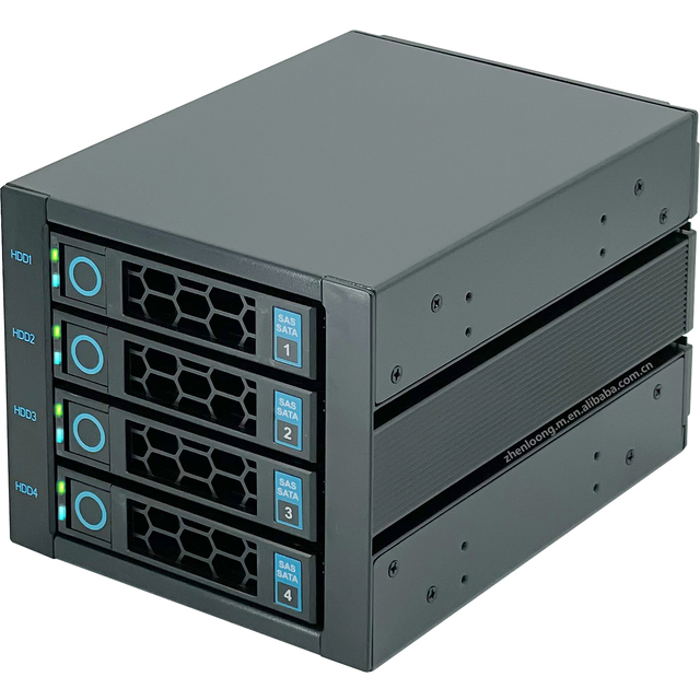 ZL3534 4 Bay Hot Swap Storage Hard Disk Drive NAS Enclosure Cage With 6G/12G Backplane 3 Optical Drive Positions Module Box