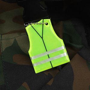 ป้ายกุญแจเสื้อกั๊กนิรภัยเรืองแสง, จี้สะท้อนแสงเรืองแสงในที่มืดสำหรับซิป, กระเป๋า, เสื้อผ้า, จี้เตือนความปลอดภัยบนถนนยามค่ำคืน - Product Image 6