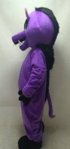 Costume de mascotte de <span class=keywords><strong>sanglier</strong></span> sauvage Razorback violet Funtoys pour adulte, cosplay d'animal de dessin animé pour la publicité - Product Image 2
